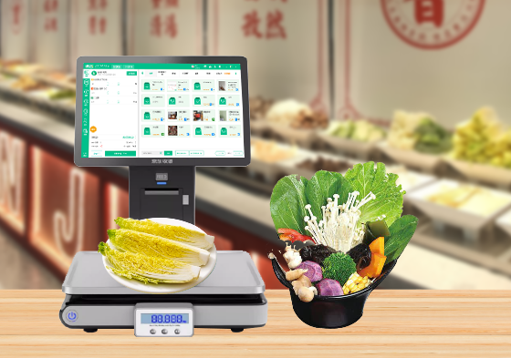 納客智能收銀一體秤收銀系統